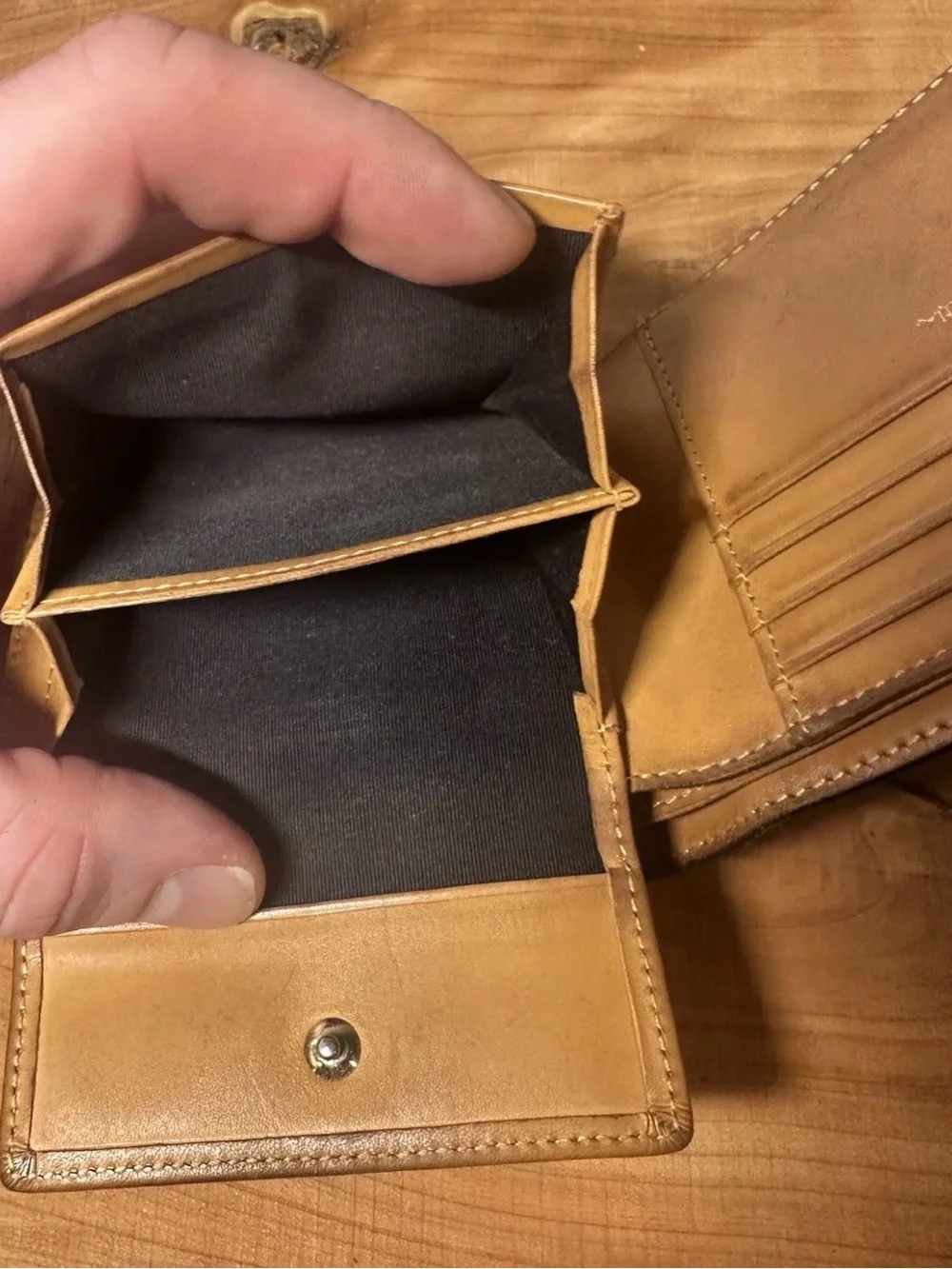 Paul Smith Black Leather Bifold Wallet w/ Coin Pouch